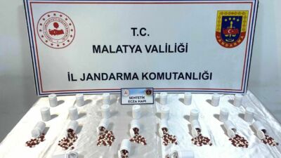 Malatya’nın Battalgazi ilçesinde jandarma ekiplerince düzenlenen iki ayrı operasyonda toplam