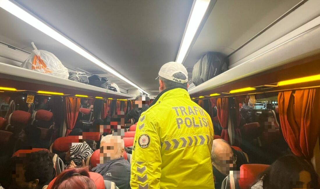 Malatya Emniyet Müdürlüğü, şehirlerarası yolcu taşımacılığı yapan otobüslere yönelik denetimlerini