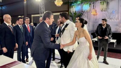 CHP Genel Başkanı Özgür Özel, Malatya’da düzenlenen düğün töreninde genç