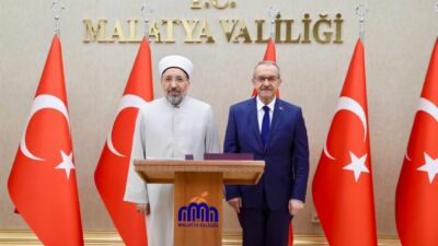 Diyanet İşleri Başkanı Arpaguş Malatya’da Miraç Kandili Programına Katılıyor Miraç Kandili özel yayını ve cami programları kapsamında Malatya’ya gelen