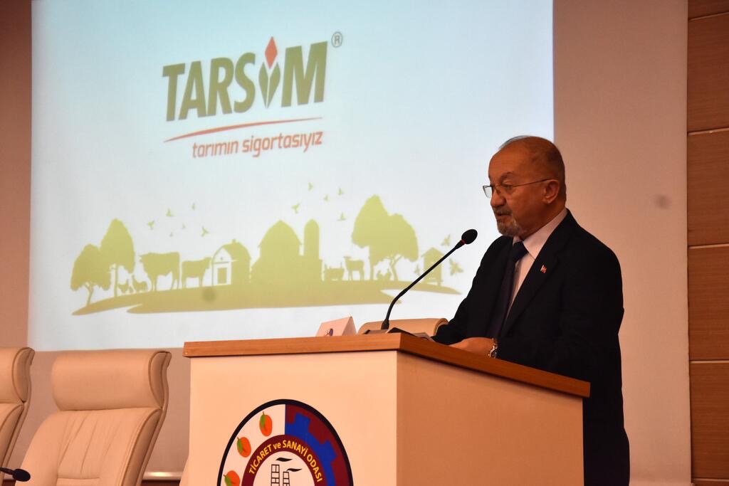 Sigorta acentelerine yönelik düzenlenen TARSİM bilgilendirme toplantısında, tarım sigortalarında güncel