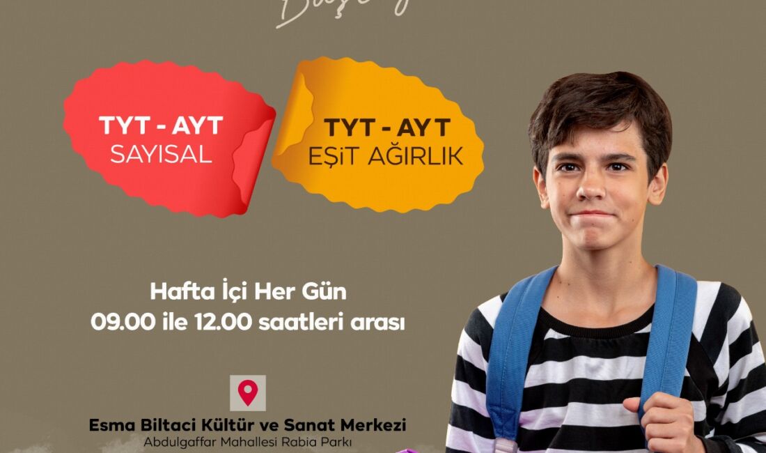 Yeşilyurt Belediyesi, gençlerin eğitim hayatına katkı sunmak ve üniversite hayallerine