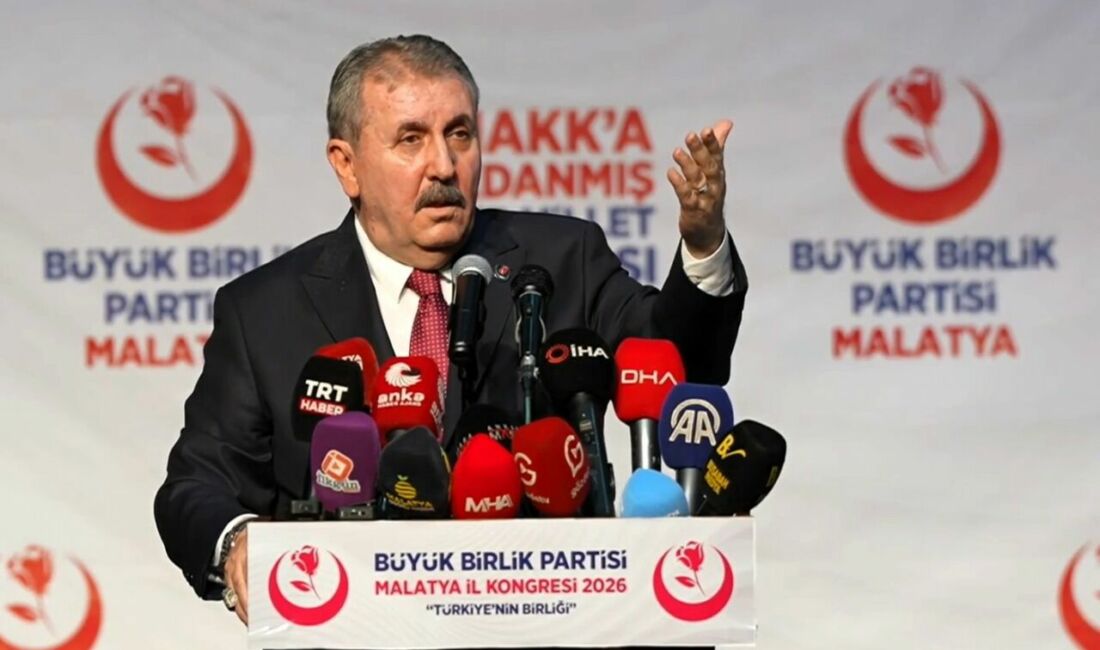 Büyük Birlik Partisi (BBP) Genel Başkanı Mustafa Destici, partisinin Malatya’daki