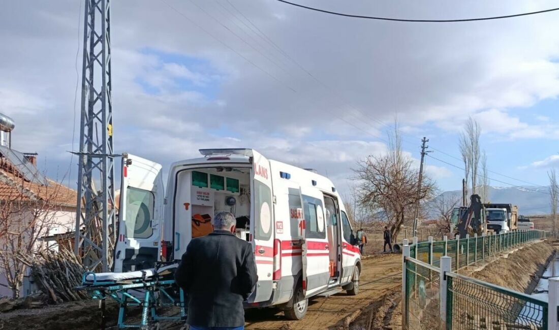 Malatya’nın Doğanşehir ilçesinde TOKİ konutlarının altyapı çalışmaları sırasında meydana gelen
