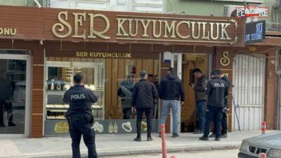 Malatya Şifa Mahallesi Terminal Caddesi’ndeki Ser Kuyumculukta dün öğlen saatlerinde