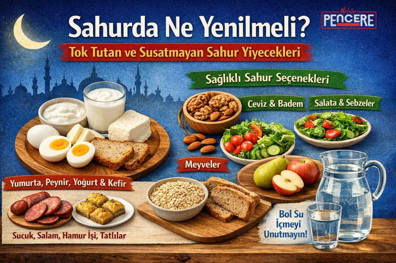 Sahurda doğru besin tercihi gün boyu tokluk ve enerji için