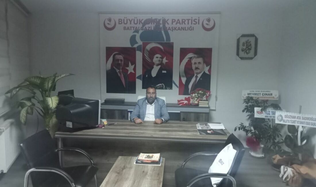 Büyük Birlik Partisi (BBP) Malatya Battalgazi İlçe Başkanı Abdullah Daşkıran,