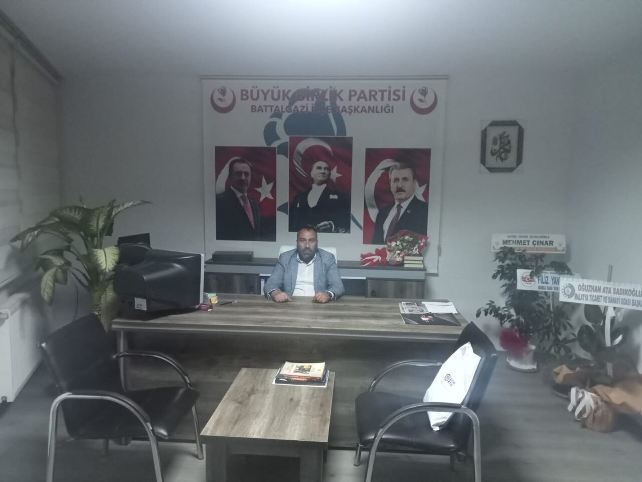 Büyük Birlik Partisi (BBP) Malatya Battalgazi İlçe Başkanı Abdullah Daşkıran,