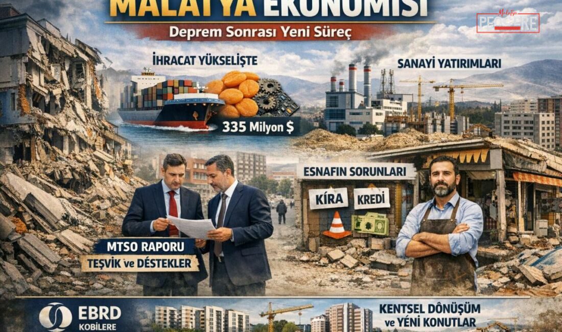 Türkiye’nin doğusunda önemli bir ekonomik merkez olan Malatya’da 6 Şubat