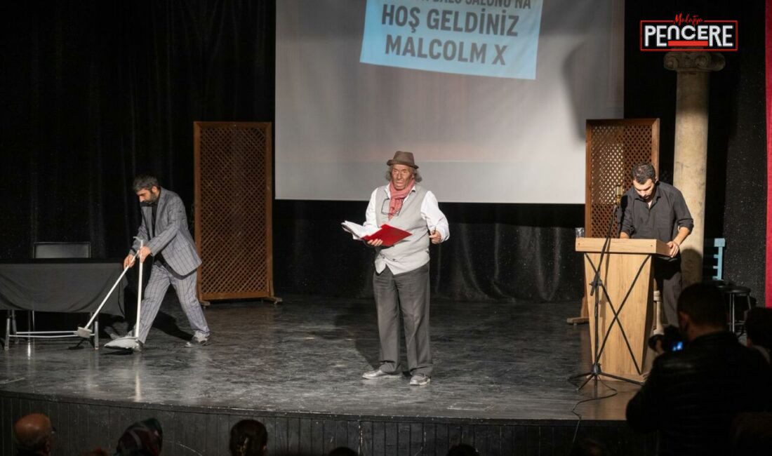 Malatya Büyükşehir Ramazan Etkinlikleri kapsamında sahnelenen Malcolm X tiyatro oyunu