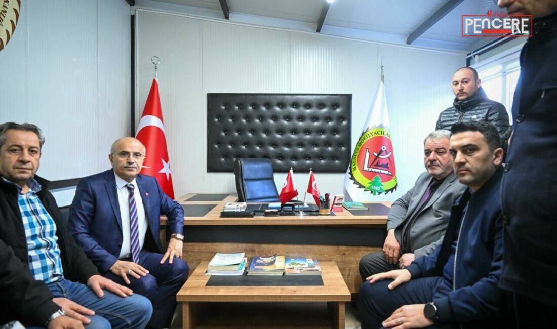 Malatya Büyükşehir Belediye Başkanı Sami Er, Ankara Esnaf Çarşısı’nda faaliyet
