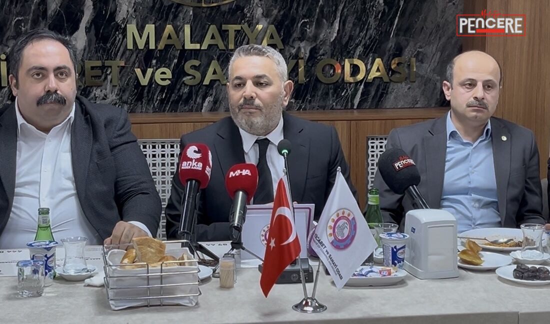 Malatya TSO Başkanı Oğuzhan Ata Sadıkoğlu, iftar programında deprem sonrası