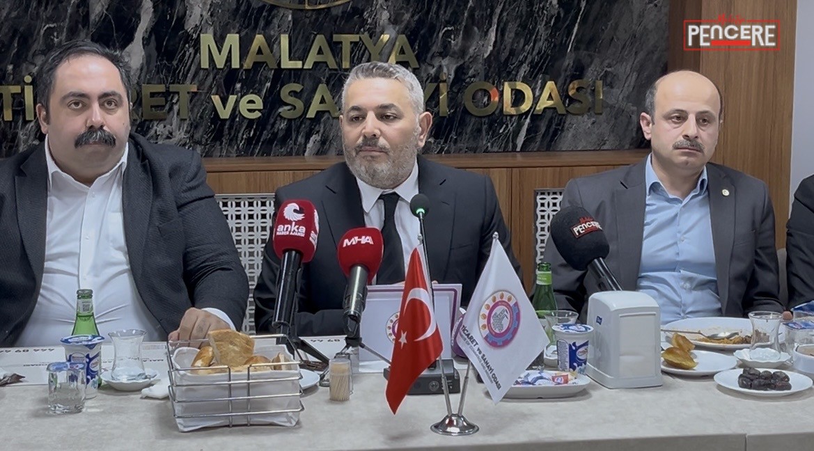 Malatya TSO Başkanı Oğuzhan Ata Sadıkoğlu, iftar programında deprem sonrası