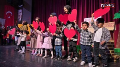 Malatya’da eğitim veren İncili Köşk Anaokulu, Ramazan ayı dolayısıyla düzenlediği