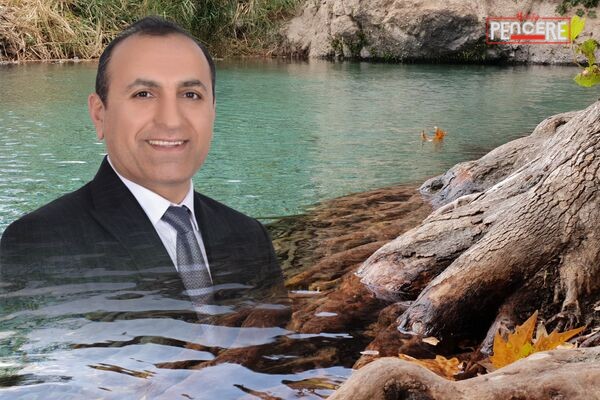 Abdulvahap Göçer, kayaların arasından çıkan berrak suyu, doğal havuzu ve