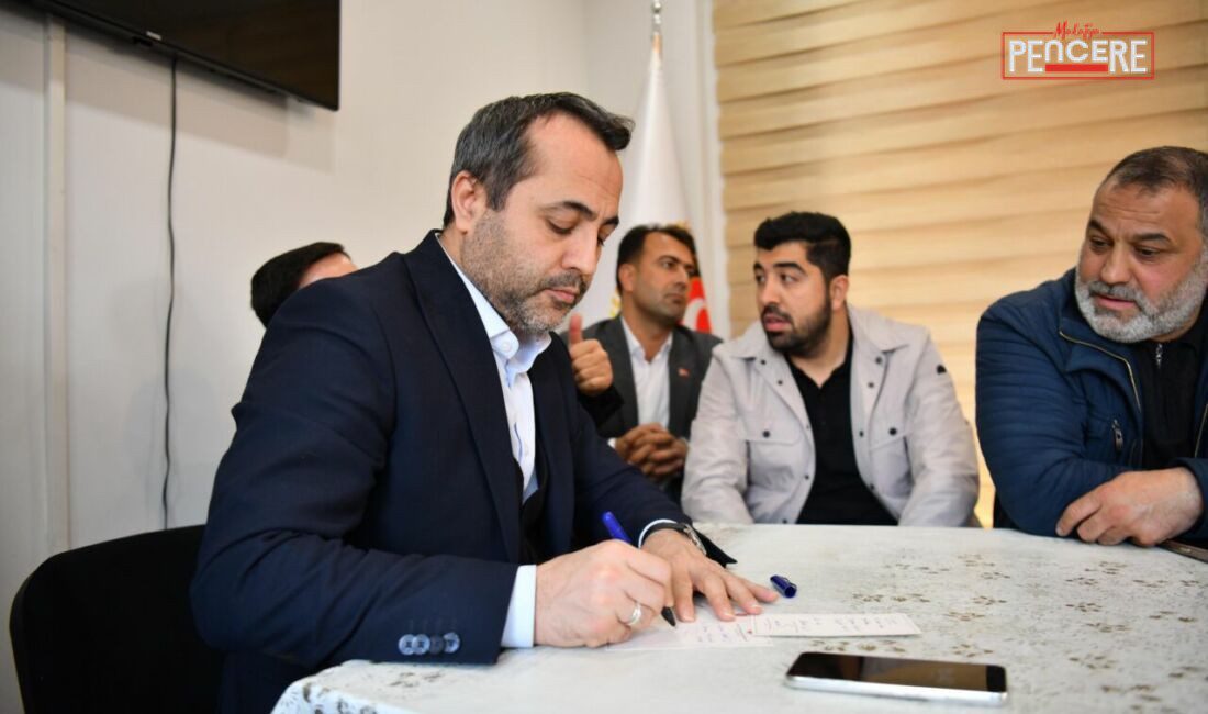 AK Parti Malatya Milletvekili Abdurrahman Babacan, Malatya Muhtarlar Derneği’nde 13