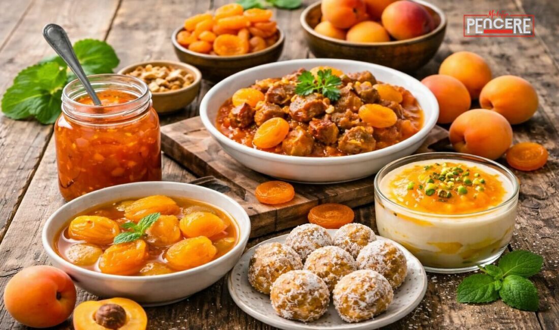 Malatya kayısısı ile hazırlanan tatlıdan yemeğe, içecekten kahvaltılığa kadar birçok