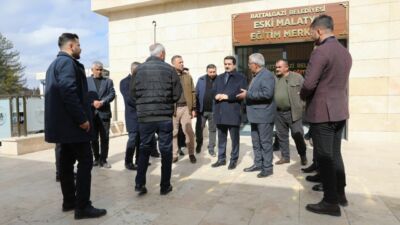  Battalgazi Belediye Başkanı Bayram Taşkın, Eski Malatya Meydan Çarşısı’nda esnaf
