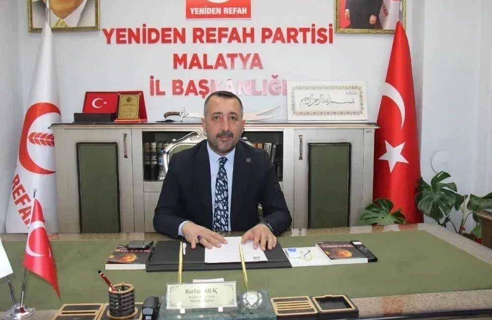 Yeniden Refah Partisi Malatya İl Başkanı Burhan Kılıç, Berat Kandili