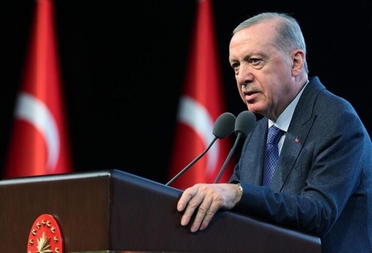 Cumhurbaşkanı Recep Tayyip Erdoğan, 6 Şubat 2023 tarihinde meydana gelen