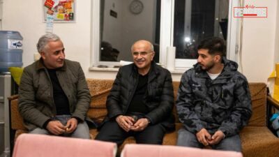 Malatya Büyükşehir Belediye Başkanı Sami Er, taksici esnafıyla bir araya