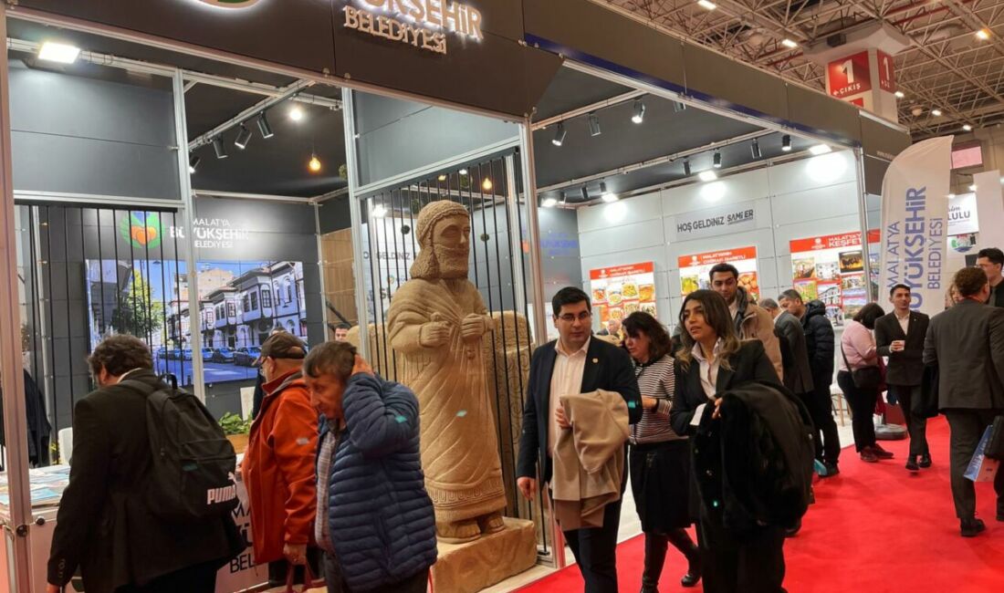 İstanbul’da düzenlenen EMITT 2026 Turizm Fuarı’nda Malatya Büyükşehir Belediyesi’nin açtığı