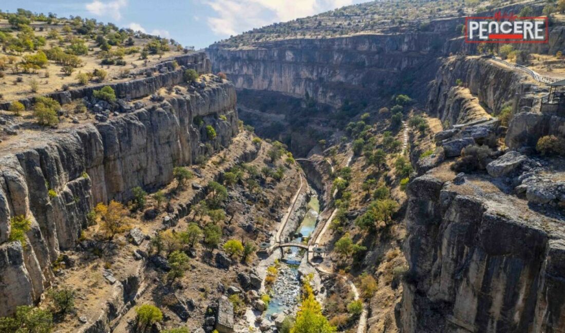 Malatya’nın saklı cennetlerinden biri olarak gösterilen Girmana Kanyonu, hem doğal