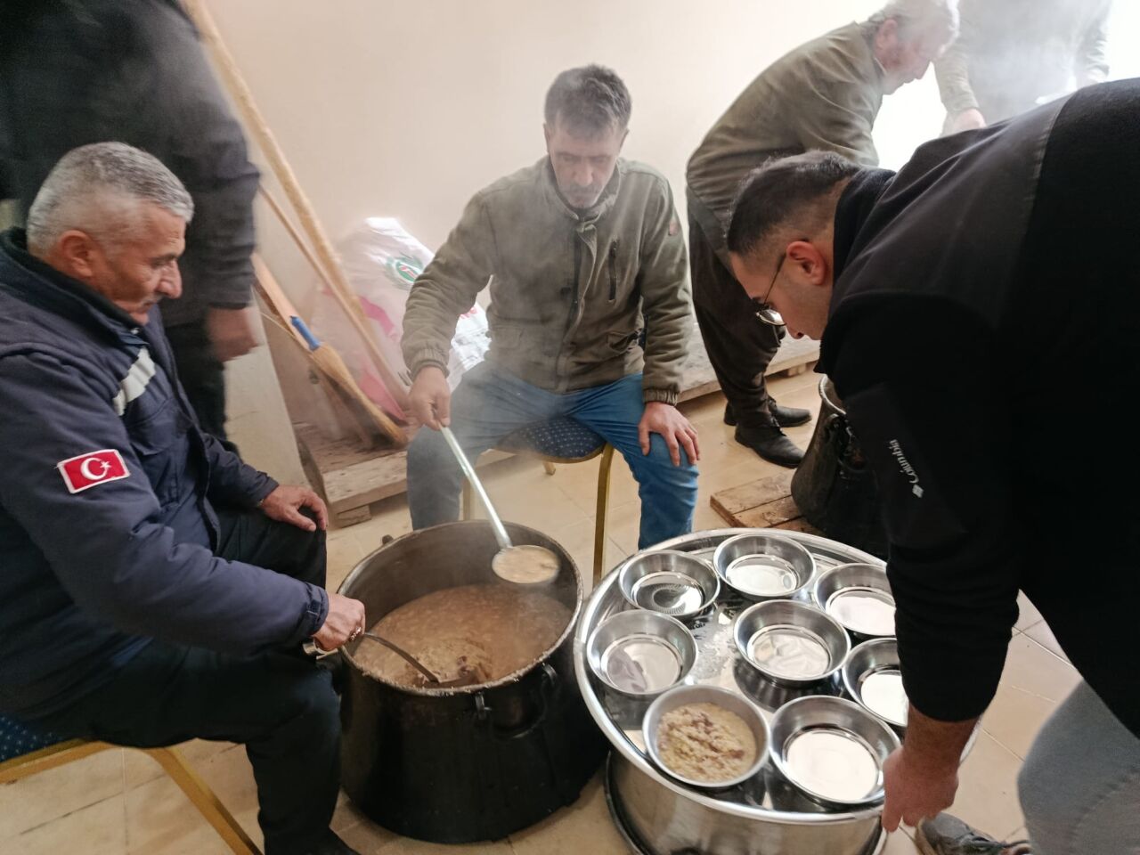 Malatya’nın Darende ilçesine bağlı Ilıca Mahallesi’nde düzenlenen kış yarı etkinliği,