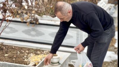 Kahramanmaraş merkezli 6 Şubat depremlerinde Malatya’da yıkılan Kasapoğlu Apartmanı’nda eşi