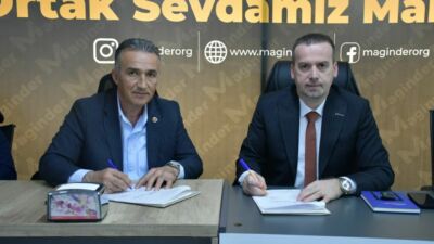 MAGİNDER ile Hekimhan Muhtarlar Derneği arasında imzalanan kardeş dernek protokolüyle