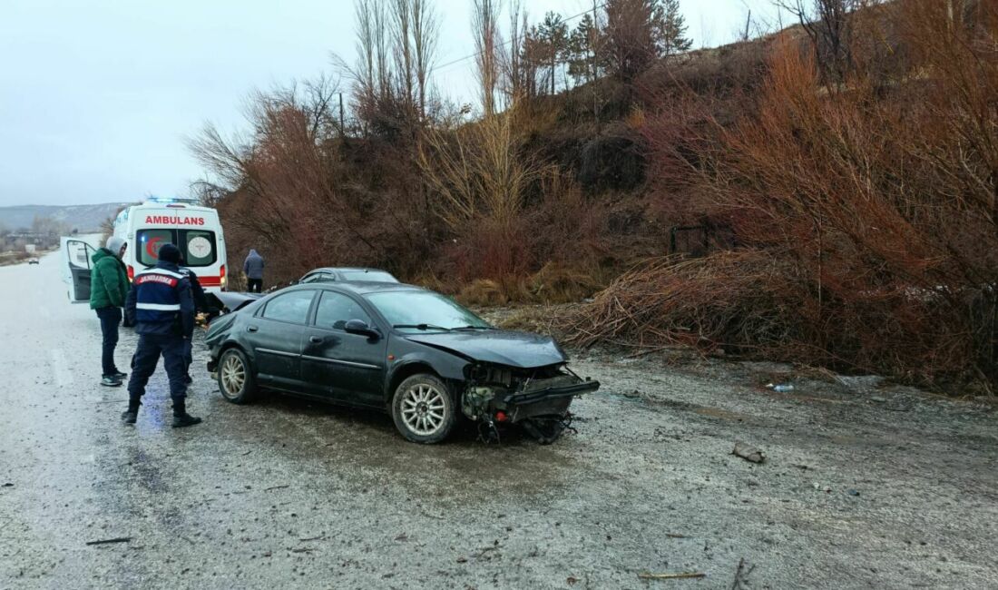 Malatya-Adıyaman kara yolunda Doğanşehir ilçesi Sürgü mevkiinde meydana gelen trafik