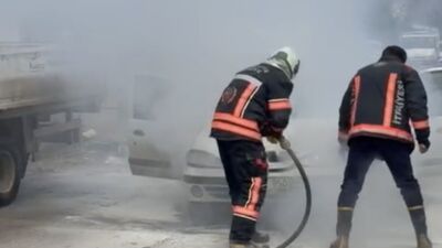 Sanayi Sitesinde Park Halindeki Araçta Yangın Çıktı Malatya’da sanayi sitesi içerisinde park halinde bulunan bir araçta çıkan
