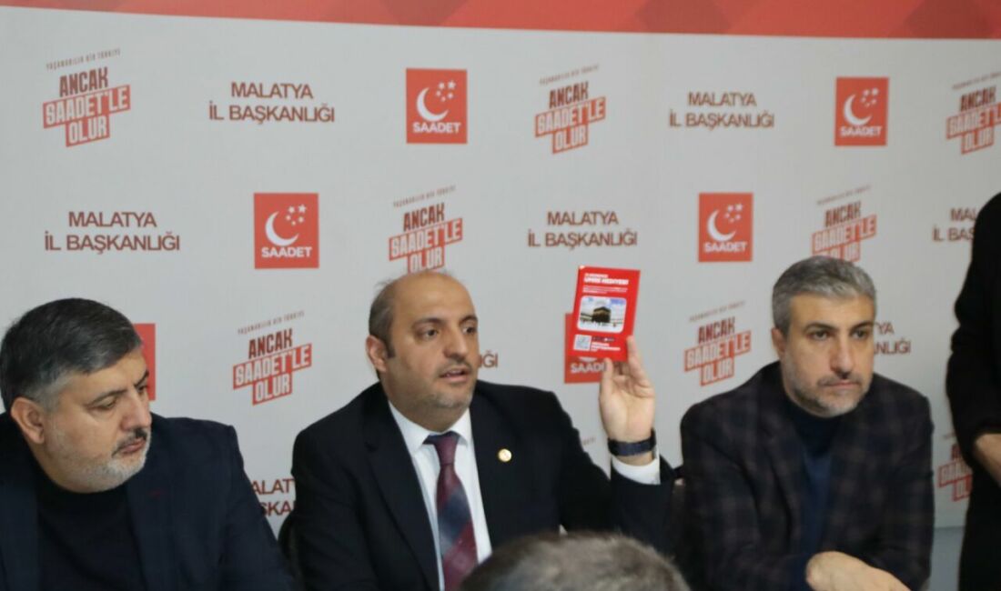Saadet Partisi Malatya İl Başkanı Av. Hamza Paşahan, Türkiye’de kayıp