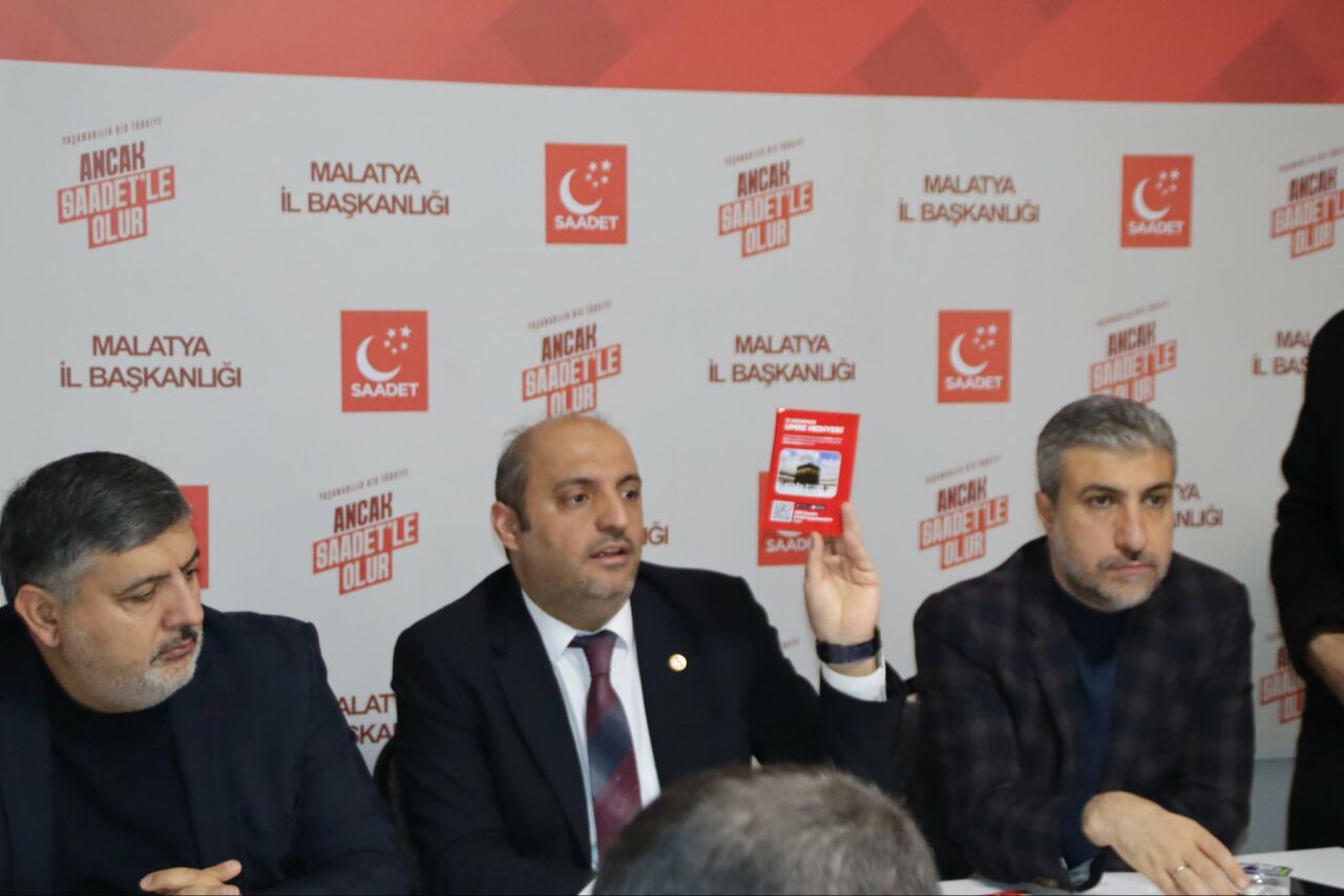 Saadet Partisi Malatya İl Başkanı Av. Hamza Paşahan, Türkiye’de kayıp