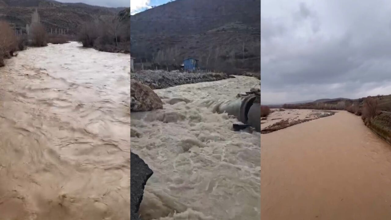 Malatya’da etkili olan kar ve yağmur yağışlarıyla birlikte uzun süredir