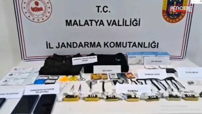 Malatya’da sürücü belgesi e-sınavında usulsüzlük yaparak adayları geçirmeye çalışan şüphelilere