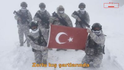 Malatya’da zorlu kış şartlarında görev yapan Mehmetçiklere, Ankara’dan anlamlı bir