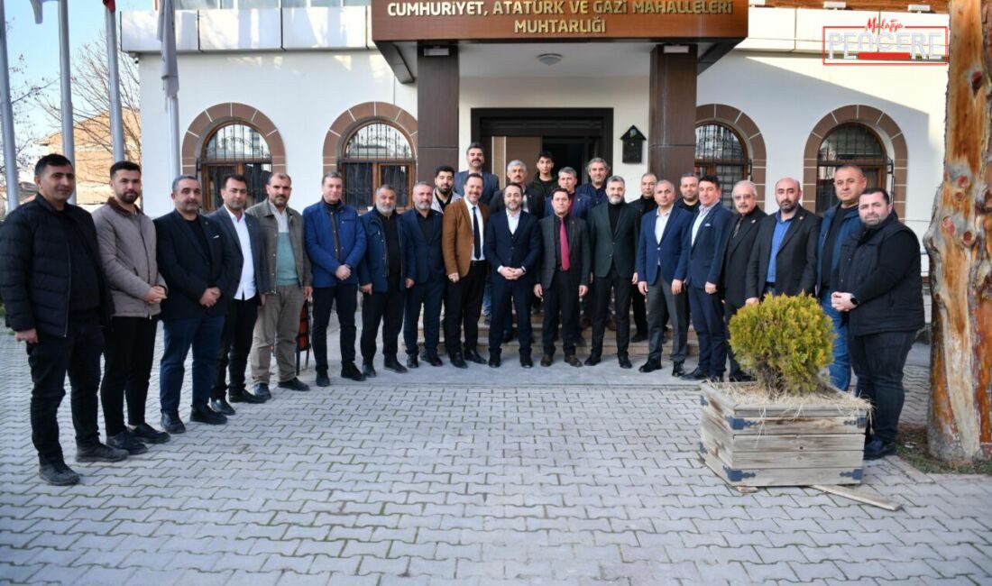 AK Parti Malatya Milletvekili Abdurrahman Babacan, Malatya Muhtarlar Derneği’nde 13