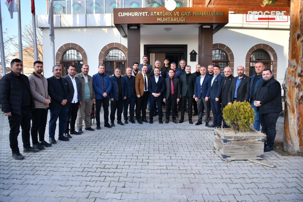 AK Parti Malatya Milletvekili Abdurrahman Babacan, Malatya Muhtarlar Derneği’nde 13