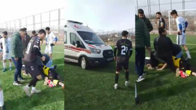 Malatya 1. Amatör Küme Futbol Ligi’nde oynanan Hekimhan Girmana Belediyespor–Çatyolspor