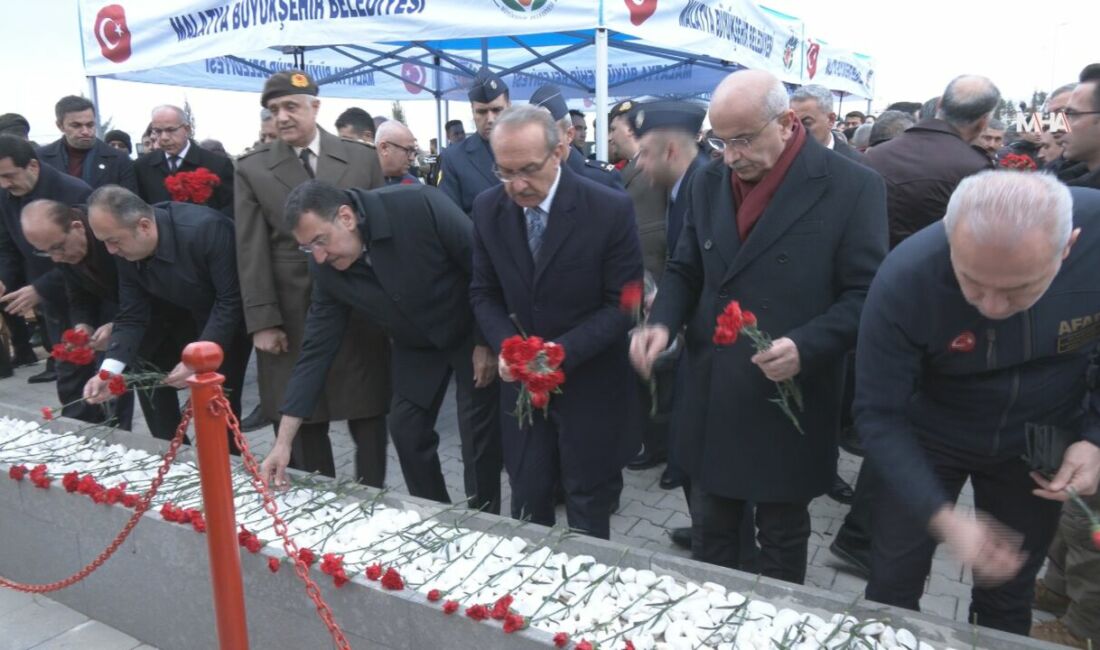Kahramanmaraş merkezli 6 Şubat depremlerinin üçüncü yıl dönümünde Malatya Şehir