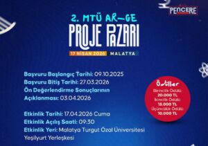 Malatya Turgut Özal Üniversitesi tarafından ikinci kez düzenlenecek “II. MTÜ