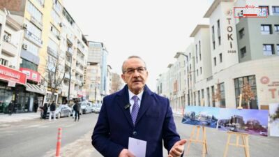 6 Şubat depremlerinde ağır hasar alan Malatya çarşı merkezinde yürütülen
