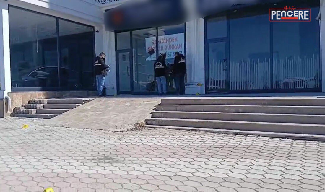 Malatya’nın Yeşilyurt ilçesine bağlı Tecde Mahallesi’nde bulunan bir iş yerine