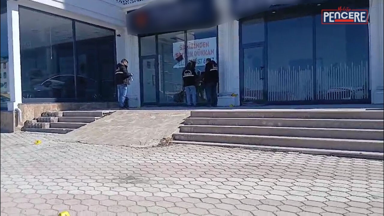 Malatya’nın Yeşilyurt ilçesine bağlı Tecde Mahallesi’nde bulunan bir iş yerine