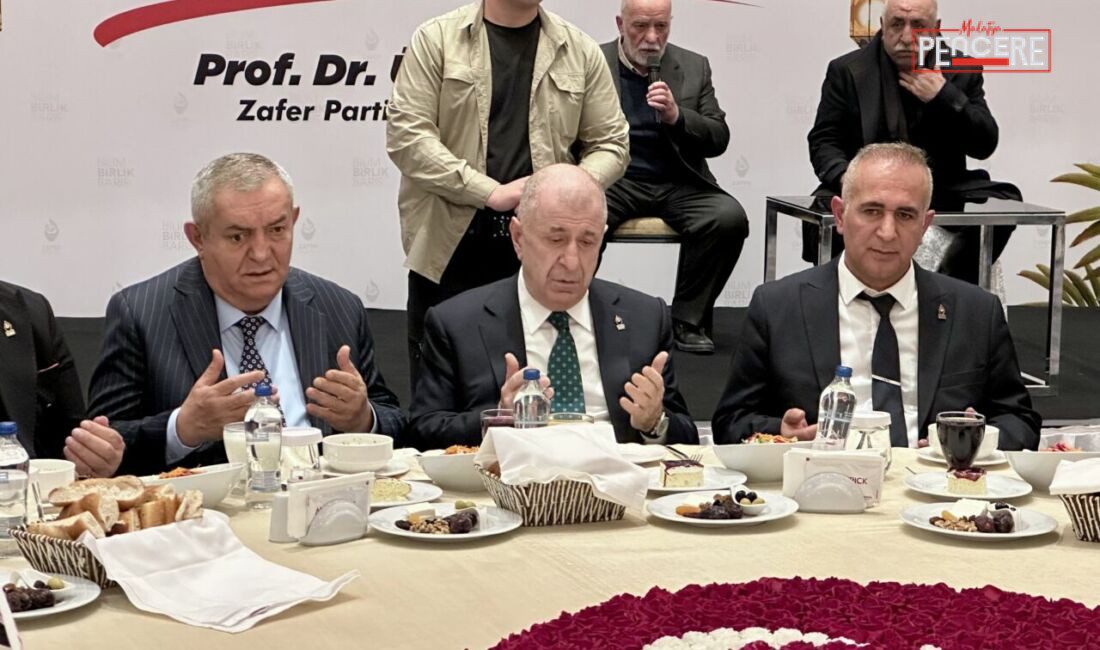 Zafer Partisi Genel Başkanı Ümit Özdağ, Malatya’da düzenlenen iftar programında