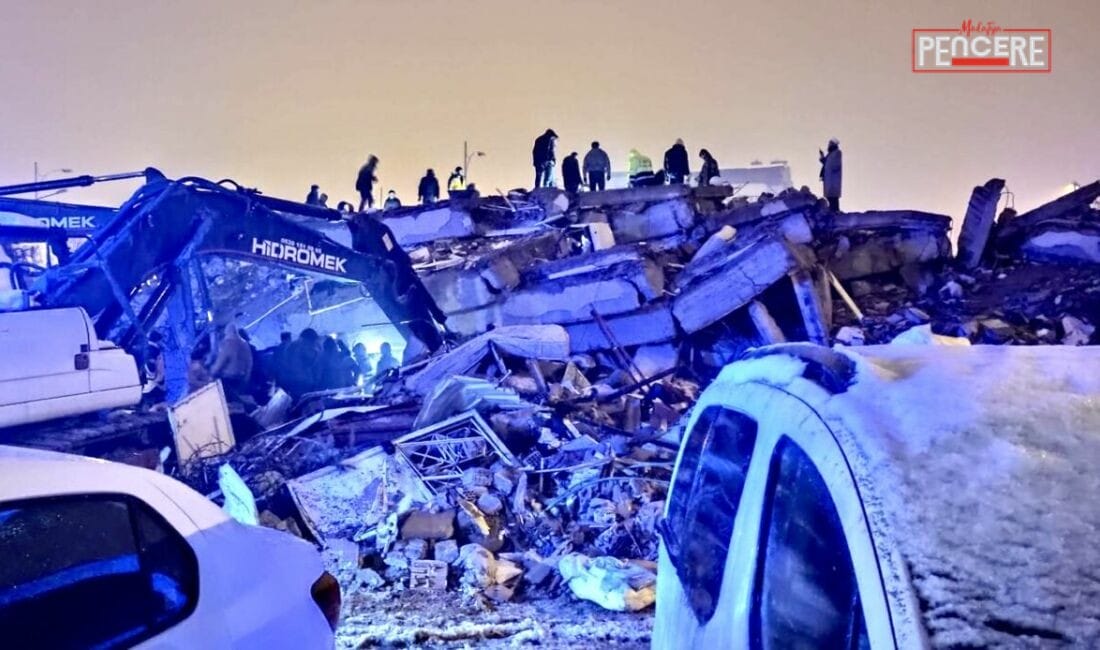 Malatya’da 6 Şubat depremlerinde yıkılan Bayrak Sitesi 1. Blok’a ilişkin
