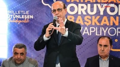 Yeşilyurt Belediyesi’nin “Vatandaş Soruyor, Başkan Cevaplıyor” toplantıları Aşağıbağlar Mahallesi’nde devam