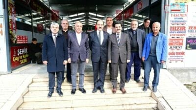 Battalgazi Belediye Başkanı Bayram Taşkın’ın esnaf odalarına gerçekleştirdiği ziyarette, deprem