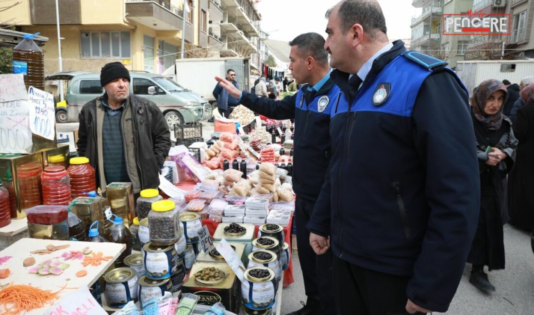 Battalgazi Belediyesi Zabıta Müdürlüğü ekipleri, ilçe genelinde kurulan semt pazarlarında